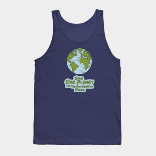 Save Our Planet Its The Only One With Dogs Tank Top